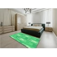 thumbnail image 4 of Ahgly Company Indoor Rectangle Patterned Lime Mint Green Area Rugs, 2' x 3', 4 of 6