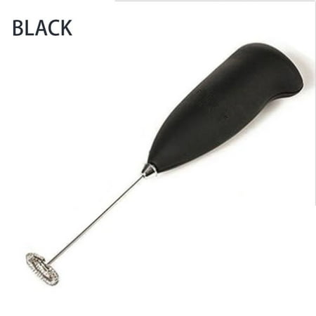 

New Mixing Tool Stainless Steel Egg Beater Stirrer Whisk Mixer Milk Foamer Coffee Electric Blender BLACK