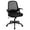 Black, variant on Costway Mesh Office Chair Adjustable Rolling Computer Desk Chair w/Flip-up Armrest Black