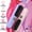pink, variant on LESROLL  Cordless Hair Straightener Brush Portable Straightening Brush for Travel, Mini Hot Comb Straightener for Women, Lightweight on-The-go