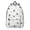 French Bulldog and, variant on French Bulldog and Dog Paw Print Backpack for School, Cute School Bag with Adjustable Shoulder Straps and Padded Back, 15.7"x11.8"x5.5"