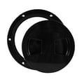 thumbnail image 3 of Escotilla para barco, placa de cubierta de inspección marina, fácil de instalar, anillos tóricos de goma, sello impermeable profesional para barco 6 pulgadas negro, 3 of 8