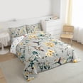 thumbnail image 3 of Castle Fairy Animal Hummingbird Full Size Comforter Sets,Chic Floral Flowers Bedding Sets, 3 of 8