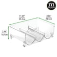 thumbnail image 4 of Botellero mDesign, apilable, plástico, para 24 botellas, 4 of 9
