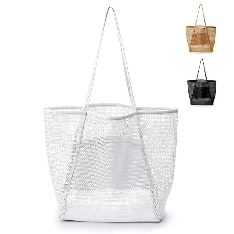 Dicasser Beach Bag Extra Large Tote Bags Mesh Tote Bag,for Women