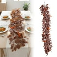 thumbnail image 2 of Magnolia Leaf Garland Artificial Foliage Decor Multicolor Plastic Greenery Vine Waterproof Fall Accent 78.74in, 2 of 5