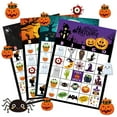 thumbnail image 2 of Spooky Halloween Bingo Cards Set with Marker Cards Kids Halloween Party Games and Festive Celebration Gear Party Supplies 24 Players, 2 of 6