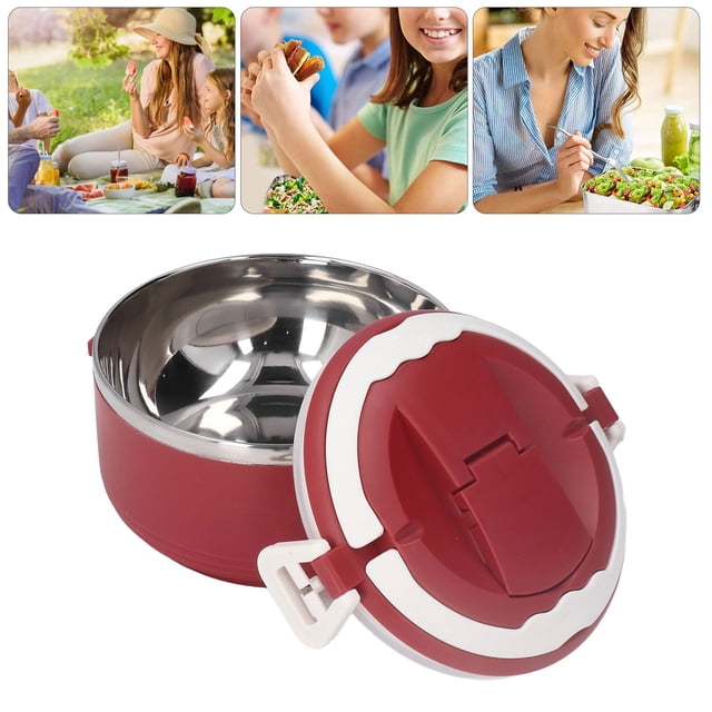 Stainless Steel Lunch Container, Portable Lunchable Container Food Container Food Warmer Container Lunchbox Container for School Office