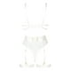 thumbnail image 3 of Gibobby Sujetador De Encaje Para Mujer Sexy sin Lencería de Encaje para Mujer Anillo de Pijama Sexy Sexy Lencería Íntimos de una Pieza Plus Size Mujeres lencería(Blanco, XG), 3 of 5