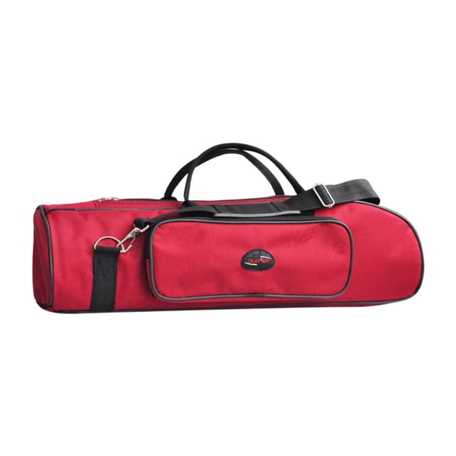 Funda para trompeta Three Key, estuche para trompeta, protección resistente a los arañazos, funda viaje para violín, bolso hombro para uso Rojo