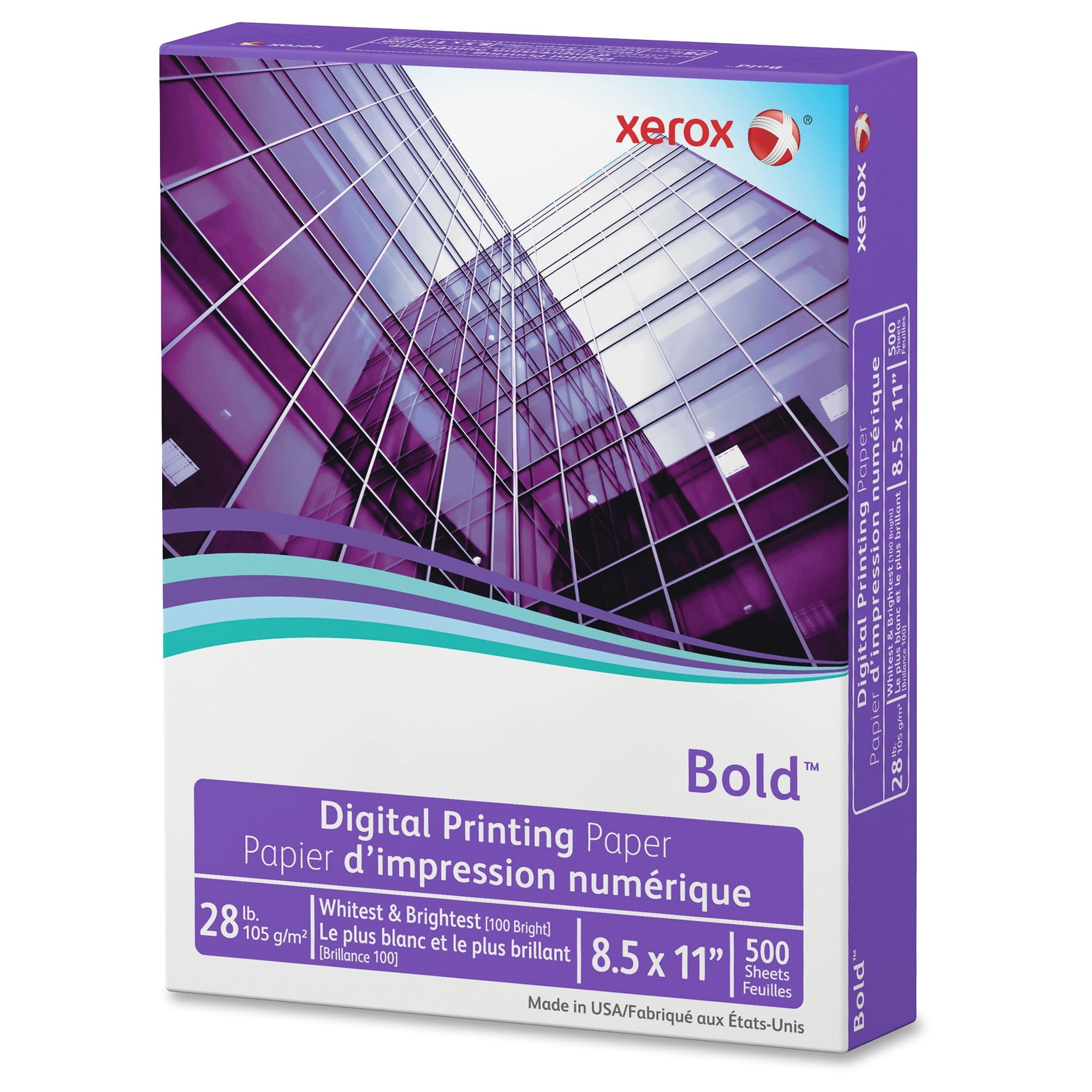 Xerox Bold Digital Printing Paper 8 1/2 x 11 White 500 Sheets/RM 3R11760