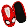 thumbnail image 3 of Spider-Man Mask Fuzzy Babba Kid's Slippers-Size 11-12, 3 of 3