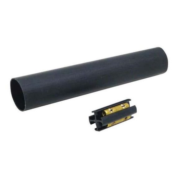 Wire Connector Kit, 8 AWG Max, Black, Cross-Linked Polyolefin Insulation, 600 V