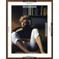 thumbnail image 5 of Art.com Marilyn Monroe Reading at Home Premium Photographic Print by Alfred Eisenstaedt, Brown Frame Wall Art, 23" x 29", 5 of 5