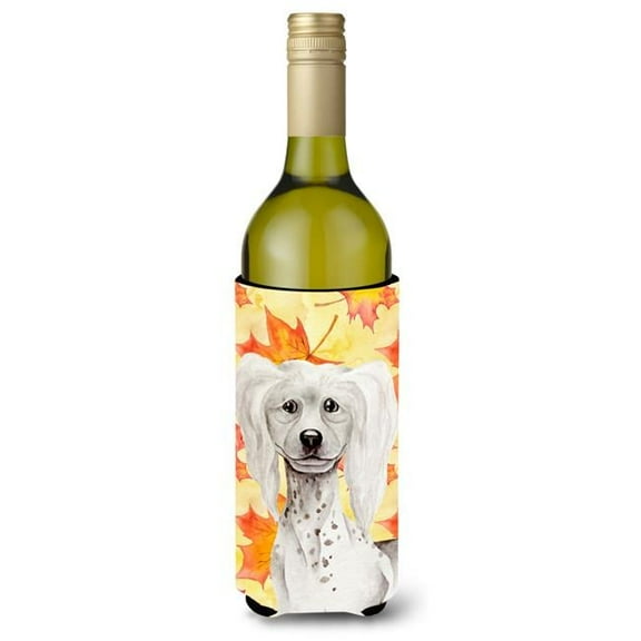 Chinese Crested Fall Wine Bottle Beverge Insulator Hugger