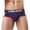 Dark Blue, variant on HUPOM Men'S Underwear Underwear For Men Pack Medium waist Comfort Waist Solid Boxer Briefs Wine S