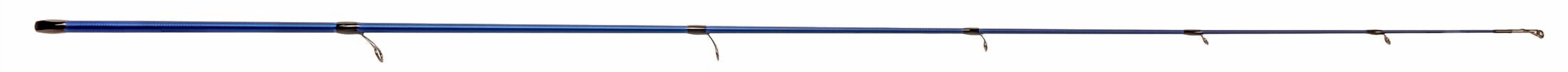Lew’s American Hero Spinning Fishing Rod, 7-Foot 1-Piece, Medium Power, Fast Action, IM6 Graphite Rod, Stainless Steel Guides and Inserts, EVA Split-Grip, No Foul Hook Keeper, Black/Blue