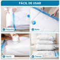 thumbnail image 2 of 12 Piezas Bolsas de Almacenamiento al Vac&iacute;o con Bomba El&eacute;ctrica, Bolsas de Compresi&oacute;n que Ahorran Espacio(2 Jumbo, 2 Grandes, 3 Medianas, 5 Peque&ntilde;as), Reuti, 2 of 8