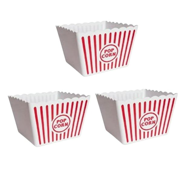 Popcorn Containers Classic Popcorn Bucket Tub Durable and Reusable