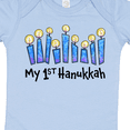 thumbnail image 4 of Inktastic My First Hanukkah with Lit Candles Boys or Girls Baby Bodysuit, 4 of 5