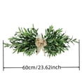 thumbnail image 3 of Linnome Olive and Horn Wreath Wall Hanging Faux Greenery for Home Wedding Decor Door Scene Setting Rustic Arrangement, 3 of 8