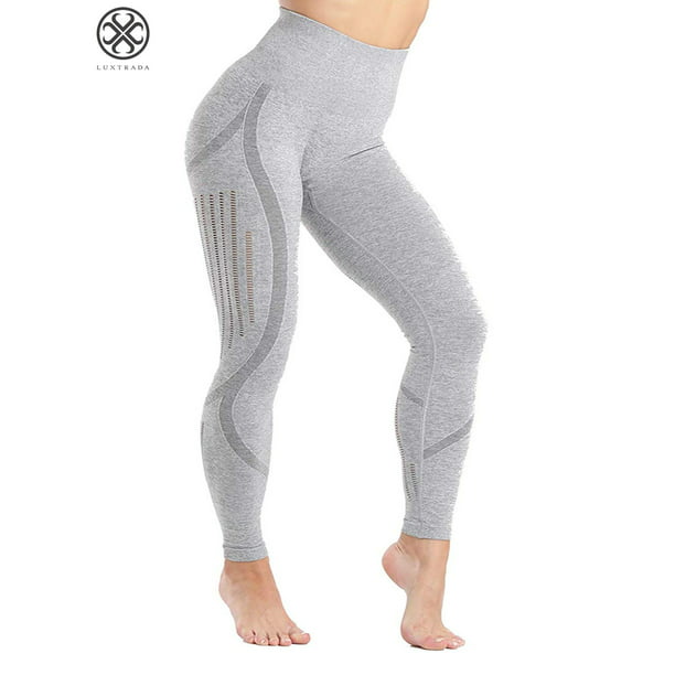 Luxtrada Women's High Waist Seamless Leggings Ankle Yoga Pants Squat Proof  Workout Tight - Walmart.com