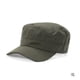 thumbnail image 1 of Zhuge Gorra de béisbol clásica de sarga con parte superior plana ajustable unisex, gorra militar de cadete de 22 a 23,6 pulgadas (verde), 1 of 4