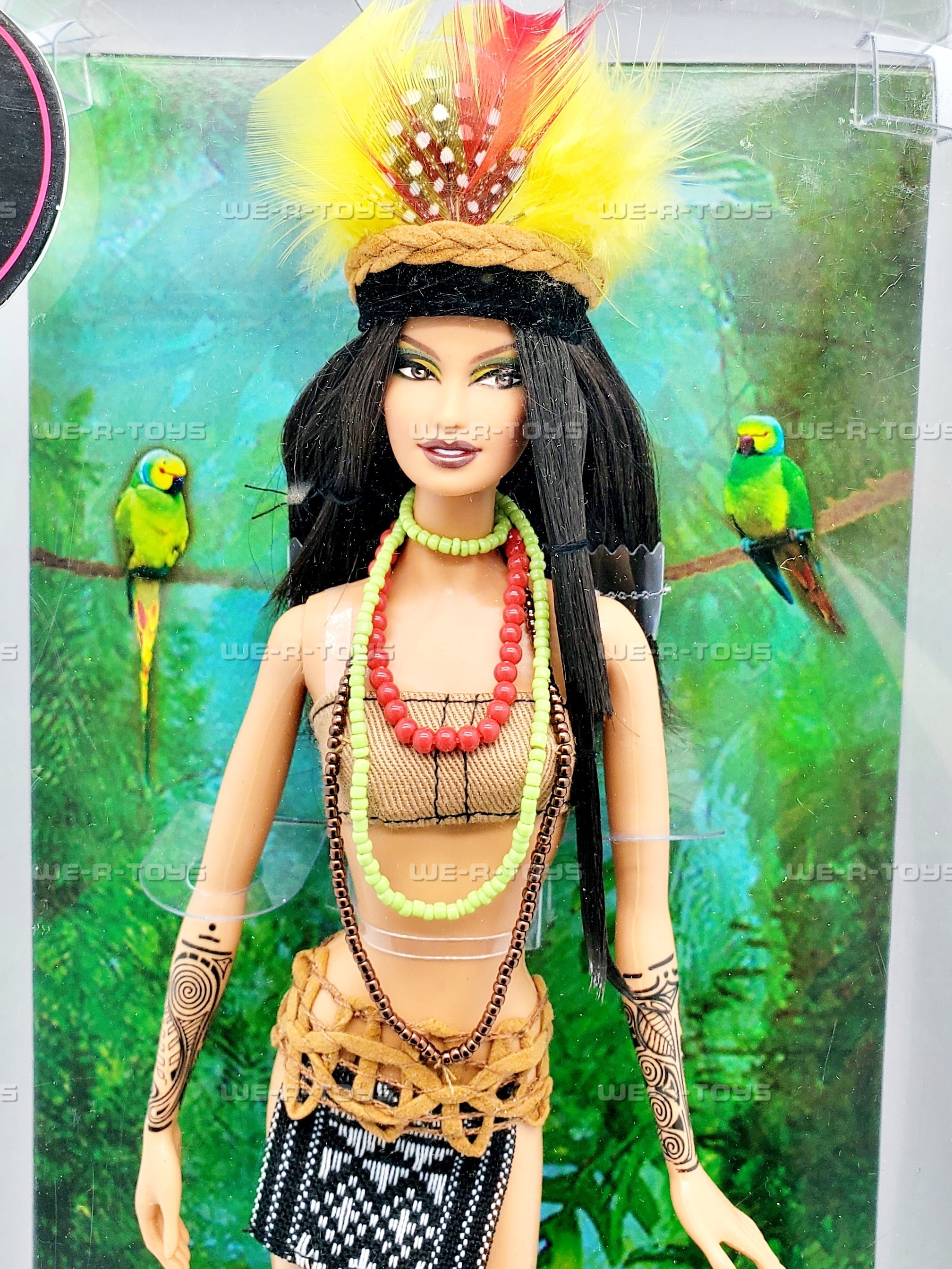 Barbie Dolls of the World Amazonia Doll, Pink Label