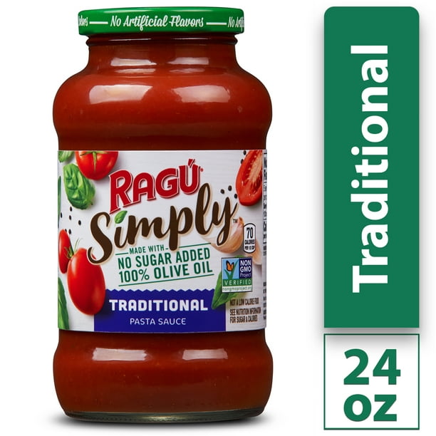 Ragu Simply Traditional Pasta Sauce, 24 oz.