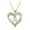 H, variant on Accessories Necklaces Pendants Women's Fashion Heart Letter Necklace 26 Letters Love Clavicle Neck Chain H