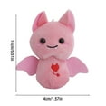 thumbnail image 2 of Halloween Bat Plush Toy, Simulation Soft Stuffed Animal (No Label) for Decor & Diy Use，Plush Toy Pendant, 2 of 2