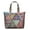 Bohemian, variant on Artistic Rooster Print Travel Duffel Bag, Vintage Chicken and Egg Weekender Tote for Women, Floral Farm Design, Rustic and Country