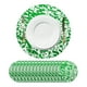 thumbnail image 1 of 16Pcs Manteles Redondos Desechables Verdes, 13" Decoraciones de Mesa de Malla con Brillos Metálicos, 1 of 6