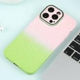 thumbnail image 2 of Funda de silicona con degradado de estrellas para iPhone 15 con película para lente, 2 of 5