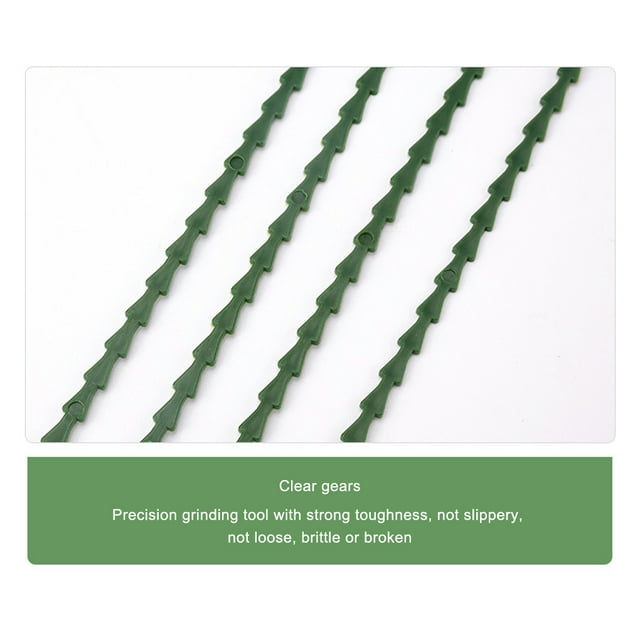 Baohd 50x Dark Green Strong Durable Belt - Reliable Support For Home And Garden Projects Bonding Power ABS Adjustable green 11cm