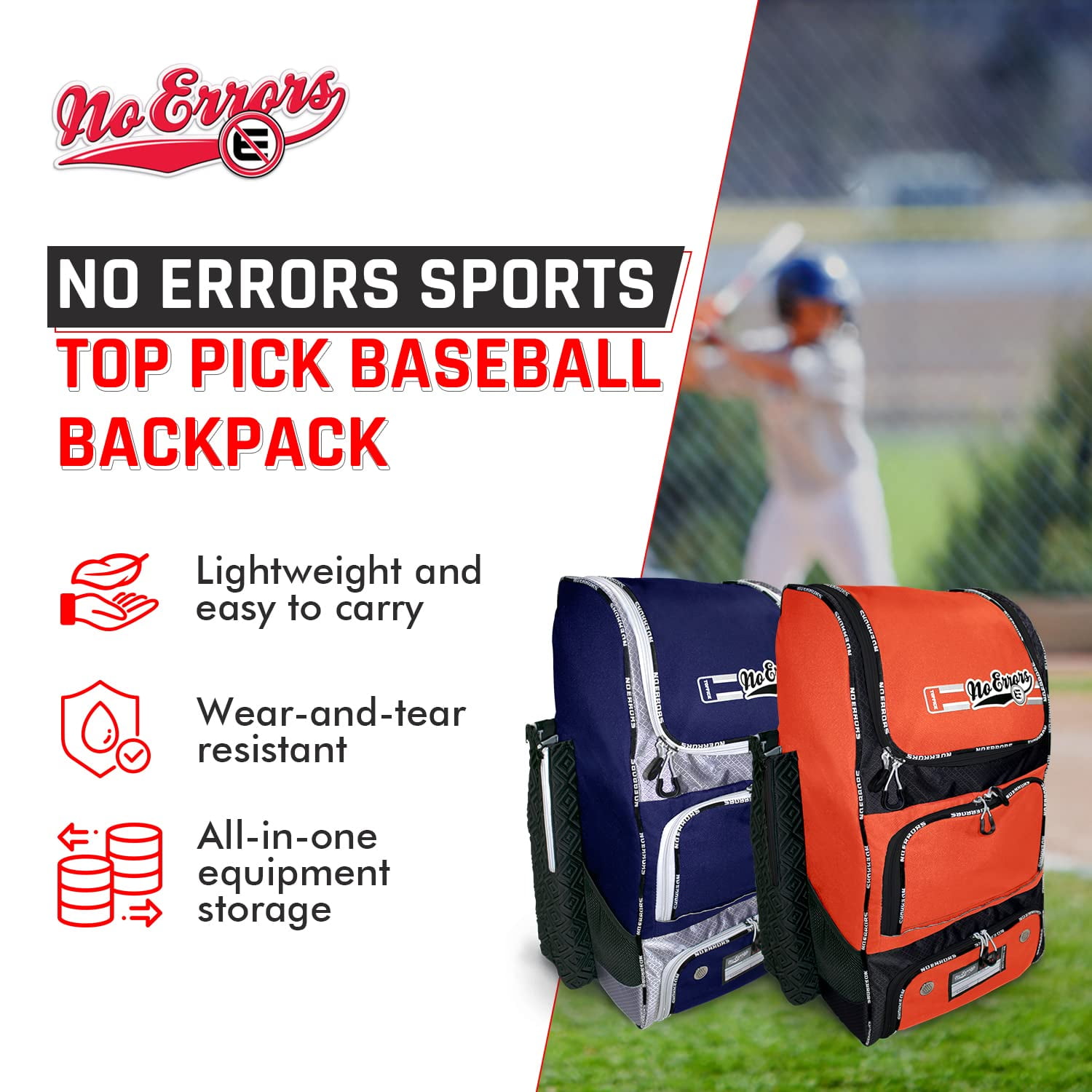 Top Pick Baseball Backpack for Kids Heavy Duty Bahrain Ubuy