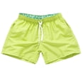 thumbnail image 2 of zeranth Casual Solid Color Summer Beach Shorts Pants Men Drawstring Swimming Trunks, 2 of 6
