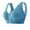 Blue, variant on Amvlyk Sports Bra for Women Convenient Front Closure Bra High Impact Seamless Running Bra Wireless Push Up Bra Comfortable Everyday Bra for Workout Gym Running Exercise Bra Activewear