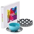 thumbnail image 3 of French Bull - 9" Salad Plate Gift Box Set of 4 - Black & White, 3 of 4