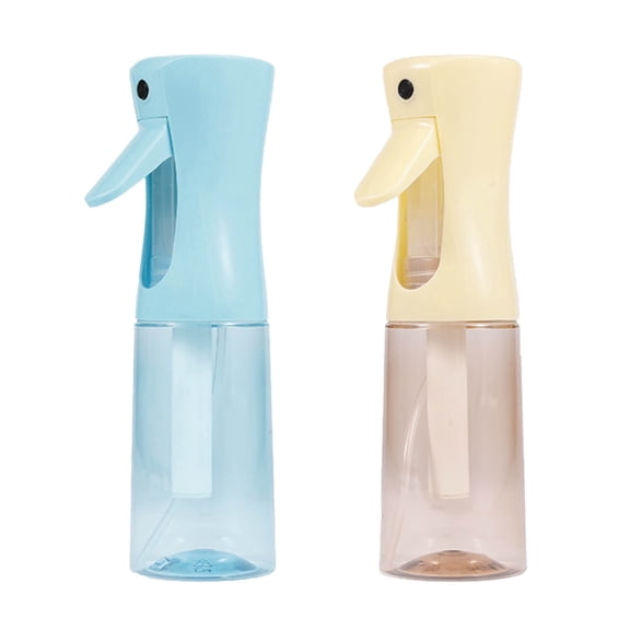 Continuous Mist Spray Bottle 2 Pack (6.8 Oz), Empty Ultra Fine Water Sprayer for Hair Styling, Cleaning, Plants, Pets, Barber & Salon Use