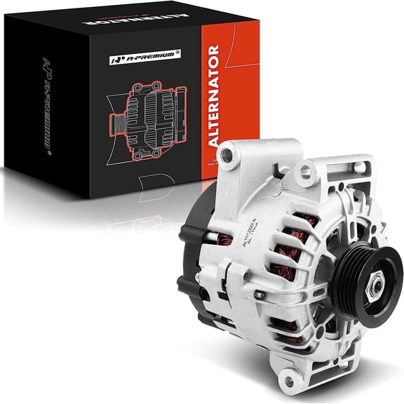 A-Premium Alternator with 12V 120A for Chevrolet Chevy Equinox 2010-2017 & GMC Terrain & Buick Regal - L4 2.4L