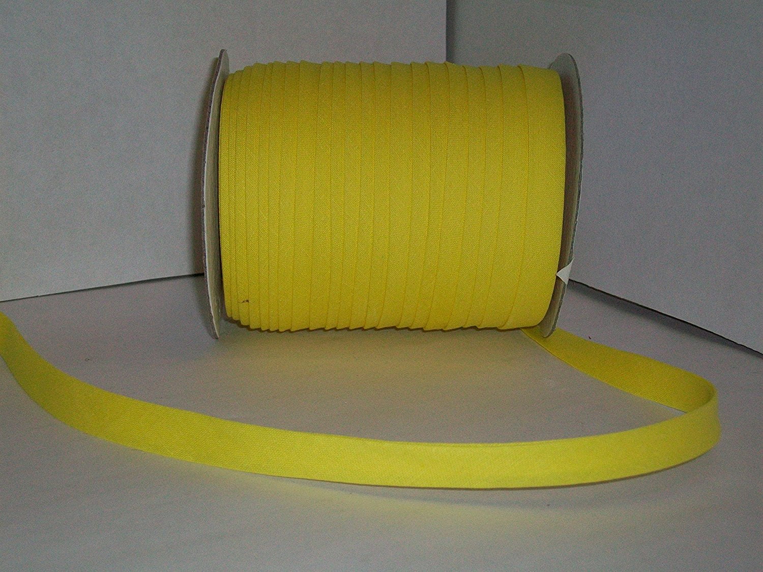 Yellow Double Fold Bias Tape 50 Yds. 1/2 InchMj's Crafts