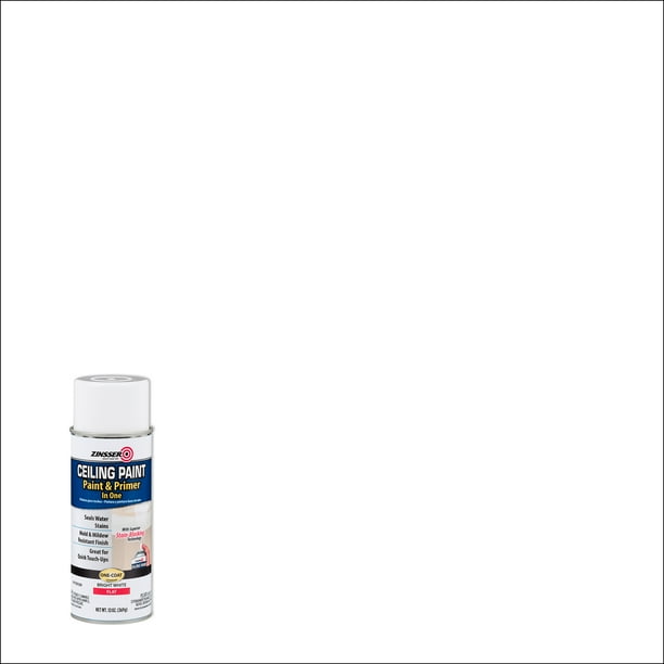 Zinsser® Bright White Flat Interior Paint & Primer in One Ceiling Spray