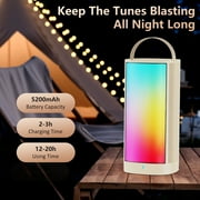 JAUYXIAN Karaoke Machine for Kids Adults, Portable Karaoke Speaker Bluetooth with Rgb Lights, 2 Mics, Usb, Best Gift for Girls/ Boys