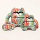 thumbnail image 2 of Dibujos animados lindo divertido demonio boca grande monstruo juguetes de peluche muñecas de colores de anime para niños regalos de fiesta de cumpleaños de Halloween, 2 of 5