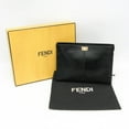 thumbnail image 2 of Pre-Owned Fendi 8M0413 Women's Leather Clutch Bag Black (Good), 2 of 12