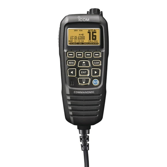 Command Mic Icom HM195B Command Mic IV para M424/506 negro