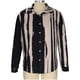 thumbnail image 4 of pstuiky manga larga de hombre, Cárdigan informal con botones y estampado de moda para hombre, camisa de manga larga con cuello alto salir tops xl, 4 of 6