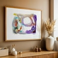 thumbnail image 5 of Feminine Wiles Series One #1 - Mixed Media Abstract Geometric Modern Art Pastel Minimalist Surrealism Unframed Wall Art Print 40 x 60 inches, 5 of 7