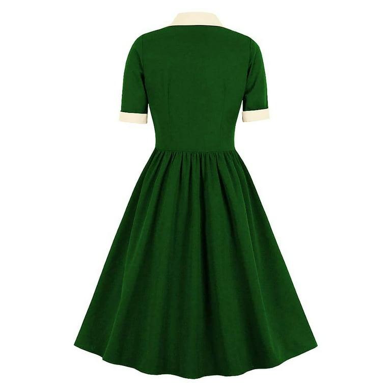 slim fit dress slacks Caroline Green Scalloped Short Dress main image 1
